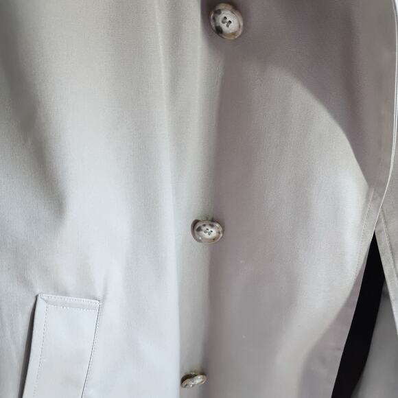 Vintage Botany Weathertopper Trench Coat 44L USA Removable Liner Classic Mens - Picture 11 of 14